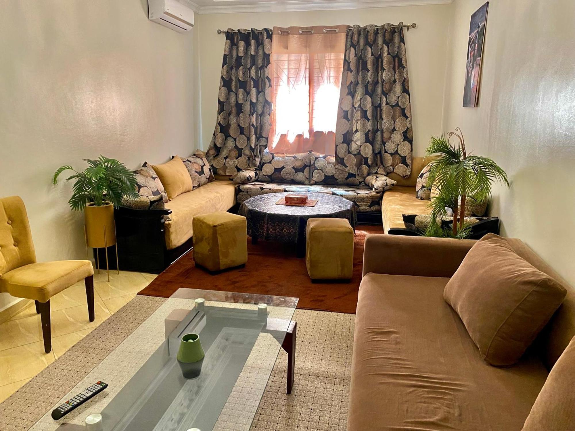 Apartamento Spacieux & Confortable, Parfait Pour Familles Ou Sejours Tranquilles Marraquexe